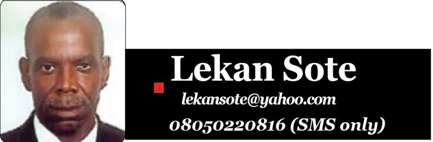 Portrait graphic of Punch columnist Lekan Sote