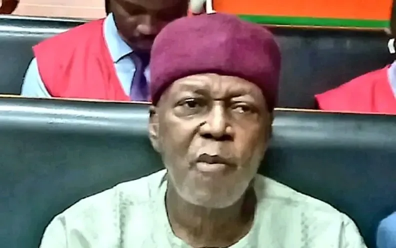 Former Taraba State Governor Darius Ishaku seated indoors