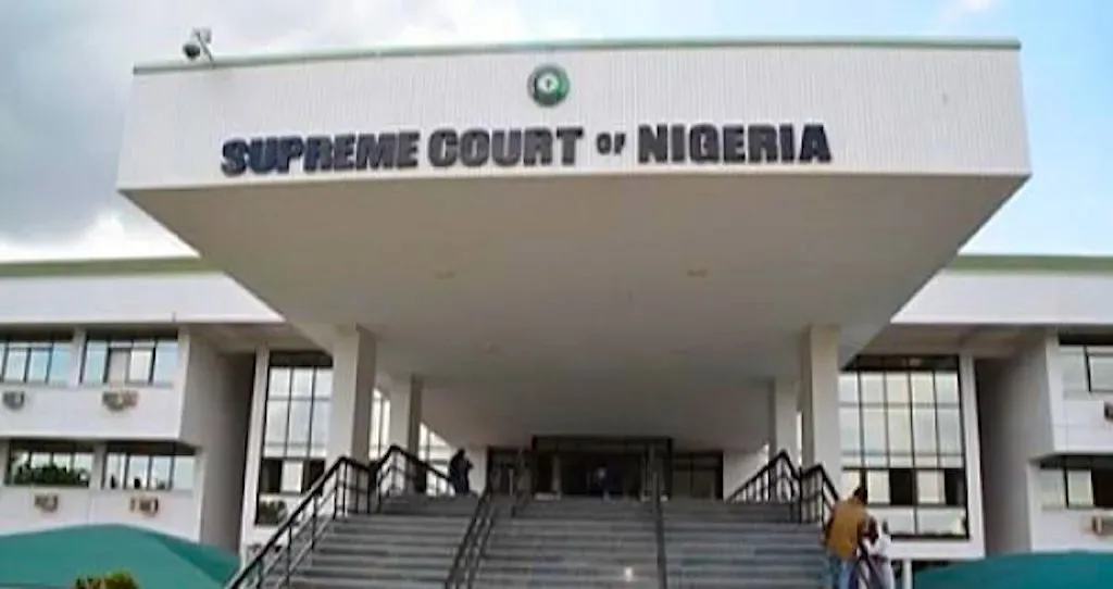 Front view of the Supreme Court of Nigeria building