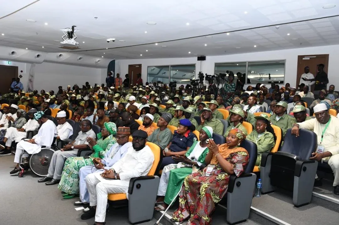 Participants and dignitaries seated at the opening ceremony of the National Youth Confab 2026 in Abuja